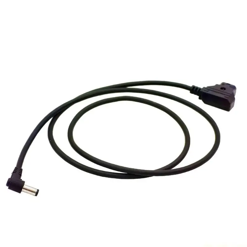 F62C D Tap B-type to DC5525 Camera Power Cord Stable Power Transfer for Blackmagic Videos Assist Photography Professionals
