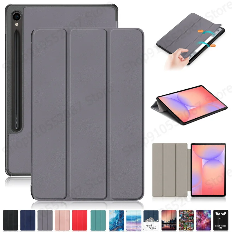 For Samsung Tab S10 Lite Case Cover SM-X400 X406B Trifold Leather Stand Hard Smart Cover For Galaxy Tab S10 Lite Case 10.9 inch