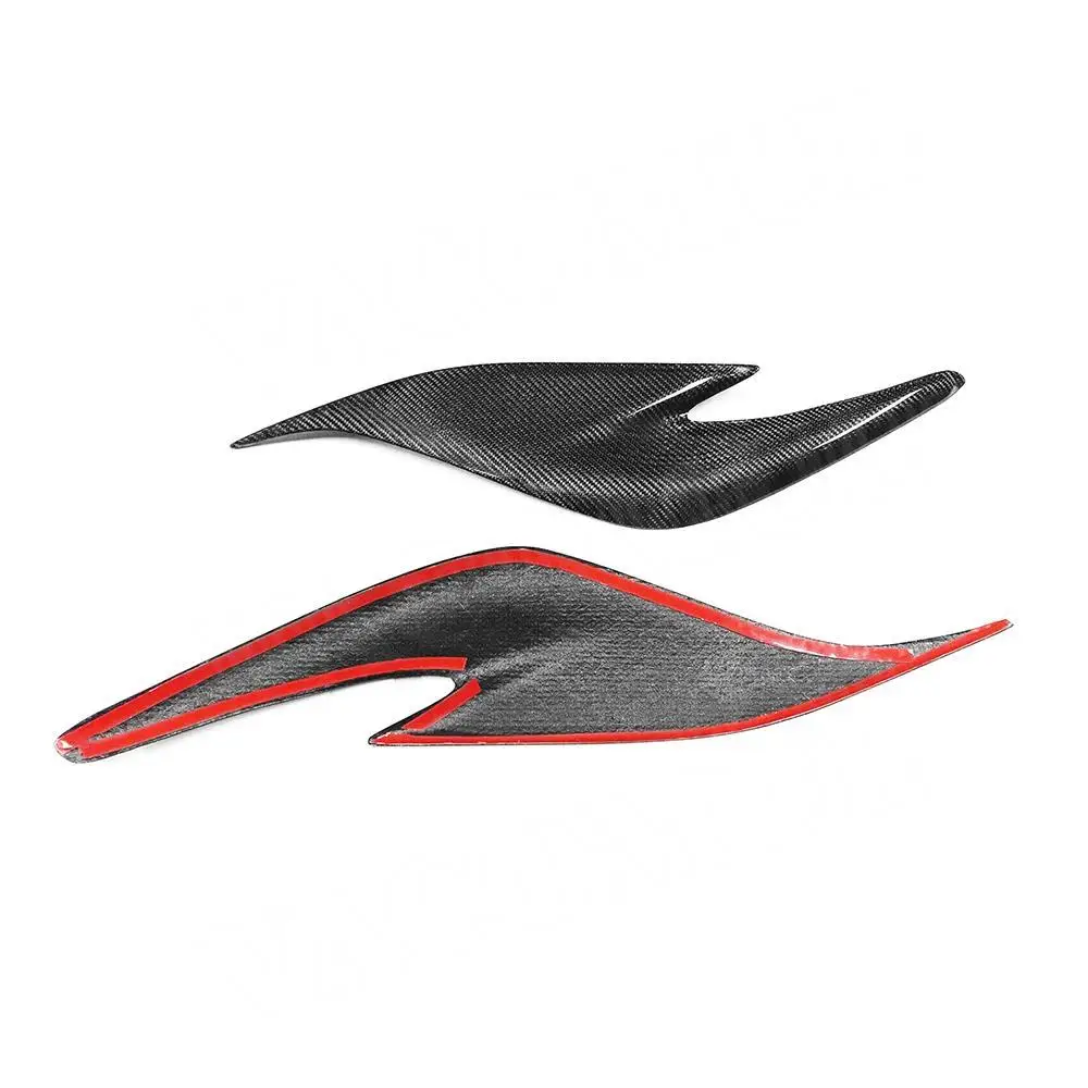 Front Head Light Lamp Brow Sticker Carbon Fiber For Toyota Prius ZW30 JDM 2012-2015 Headlight Eyebrow Headlamp Eyelid Trim 1pair view 3
