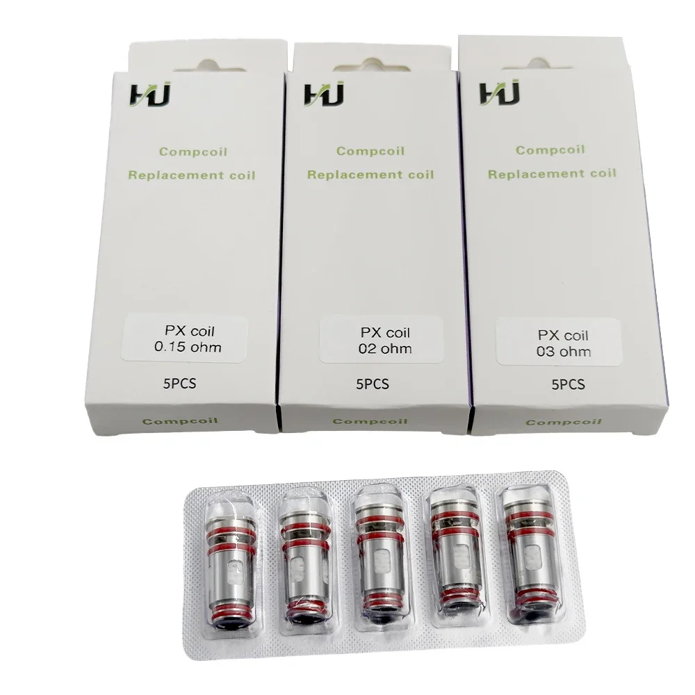 OEM PX Coil 0.15ohm 0.2ohm 0.3ohm DTL MTL Mesh Coils Head for Pnp X Pod Tank Cartridge Drag S2 X2 Kit