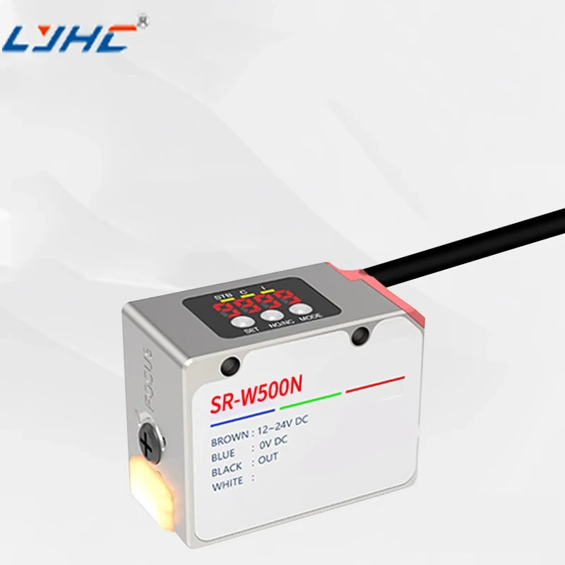 SR-70W Dual Spot Model Color Detection Photoelectric Code Sensor Optical Mark Color Sensor Recognition