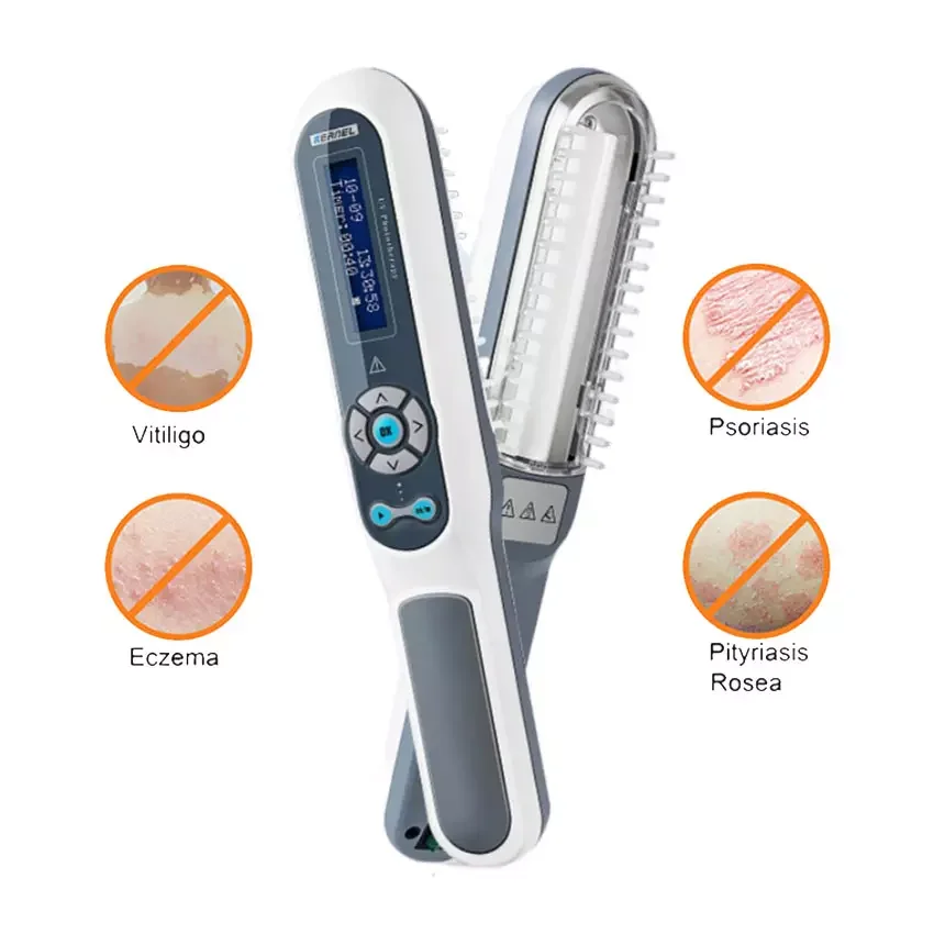 Factory Price Home Use Hand Held UV Lamp 311 nm UVB Phototherapy for Psoriasis Vitiligo Treatment Disorders Disease