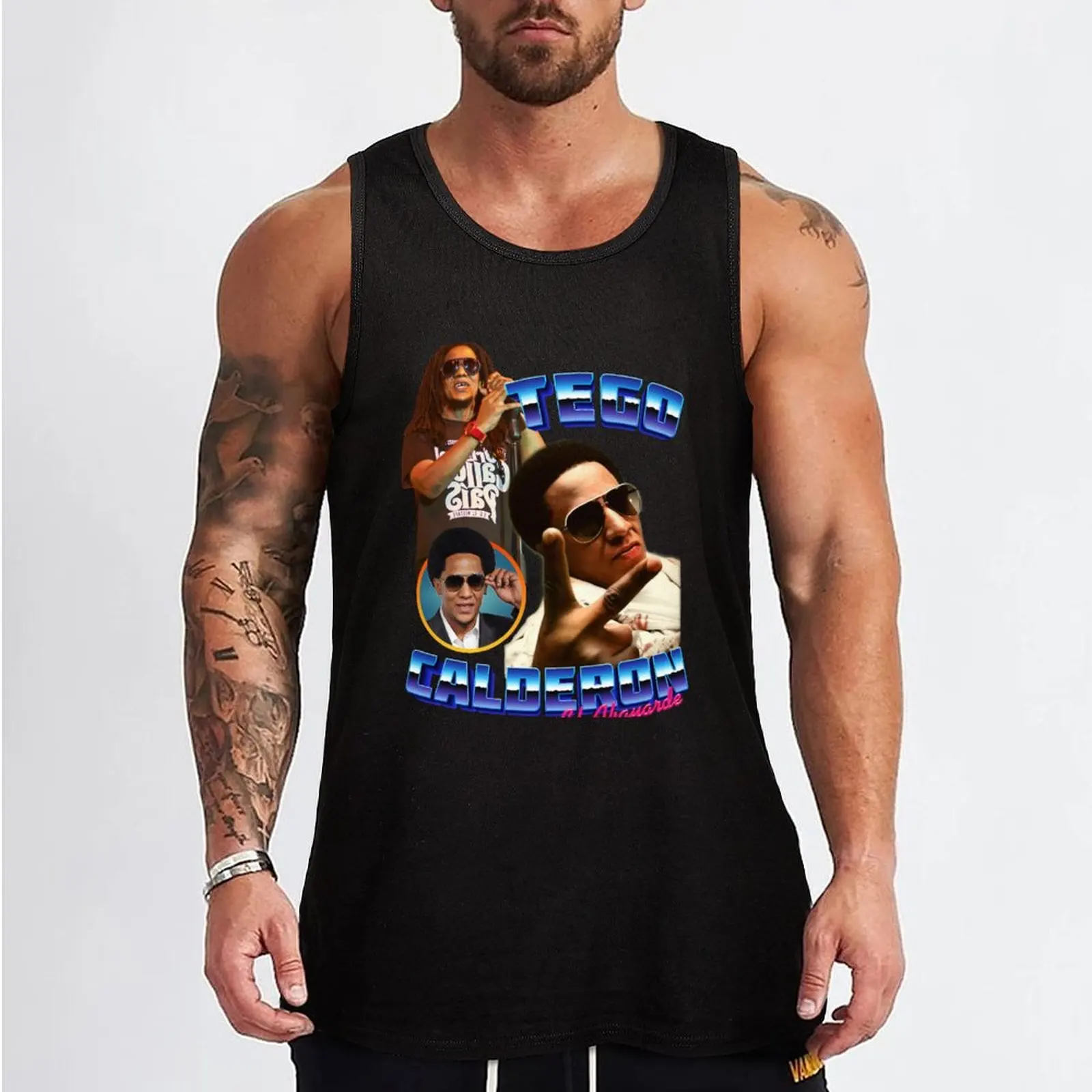 Tego Calderon Retro Tank Top men clothings Men's gym