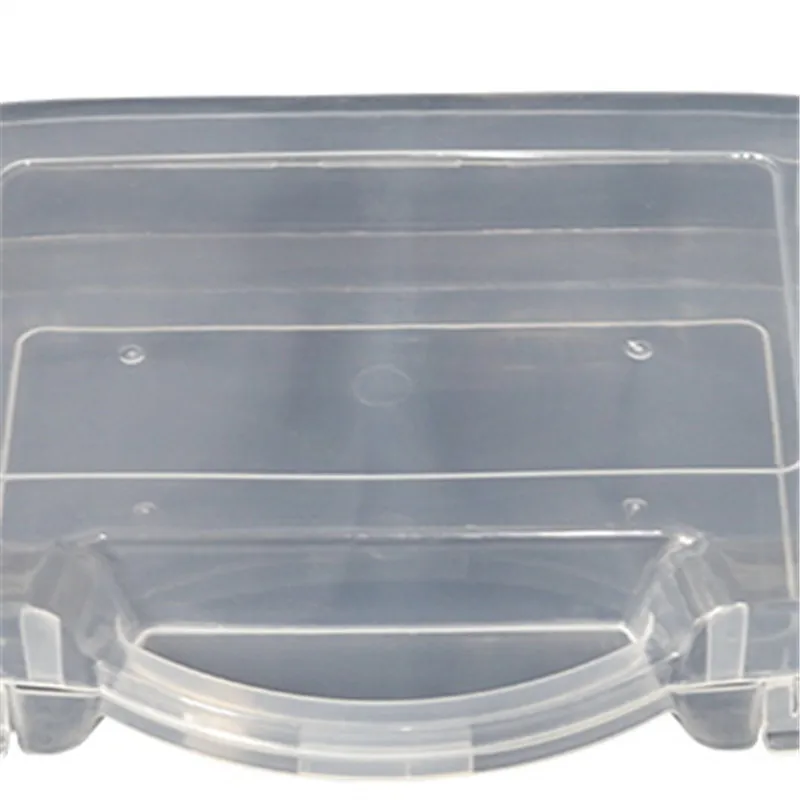 

1PC Small Item And Miscellaneous Storage Solution Transparent Plastic Handheld Storage Box Jewelry Organizer