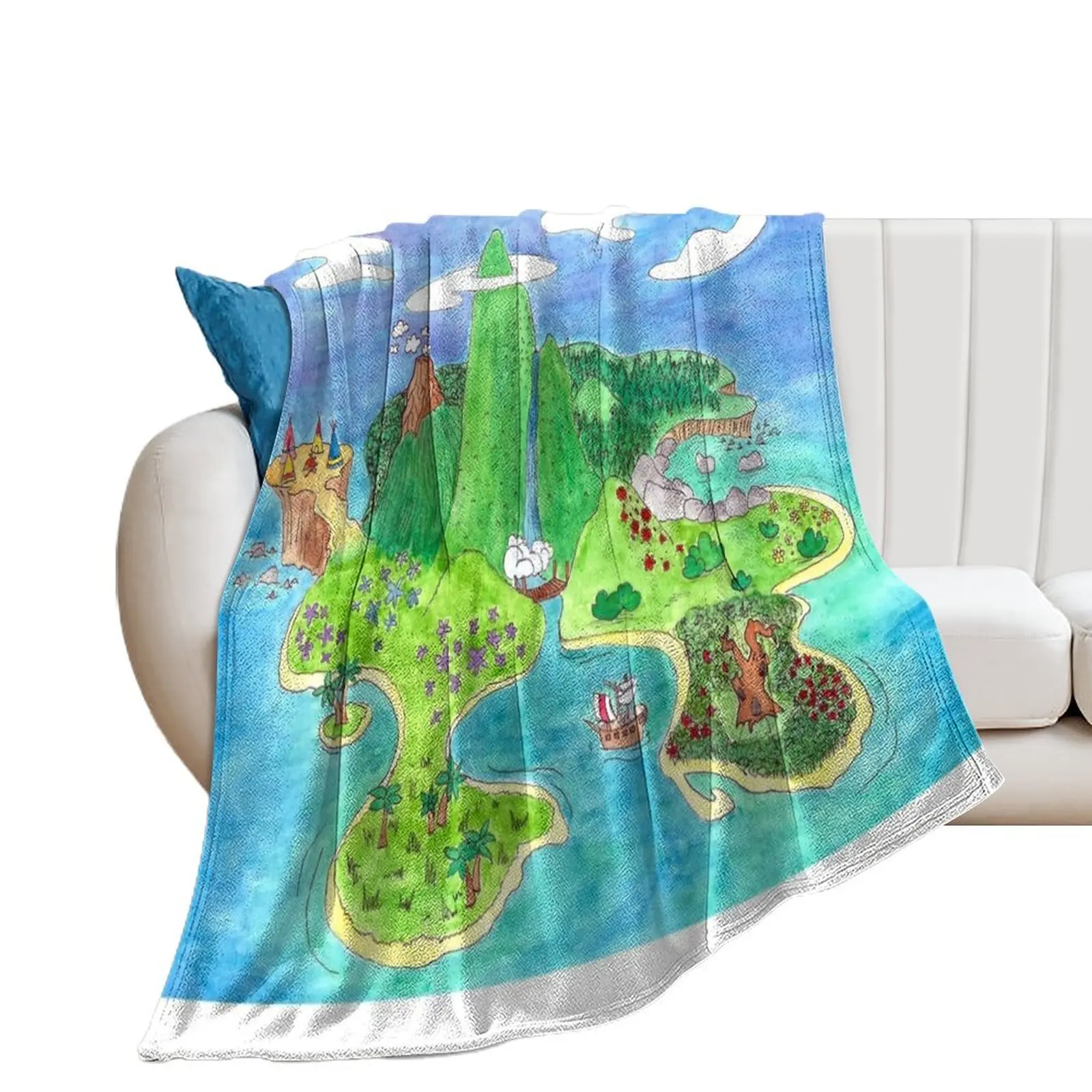 Neverland Throw Blanket Winter beds Shaggy Blankets