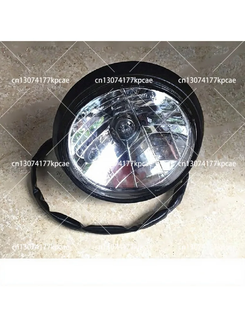 Motorcycle Front Headlight Assembly Housing Retro Cruiser Style Replacement