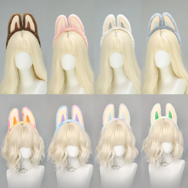 Kawaii وحوش BB عقال تأثيري Bubu الشيطان الطفل أفخم الأذن رباط شعر لطيف قزم الأذن غسل الوجه غطاء الرأس صديق هدايا عيد ميلاد