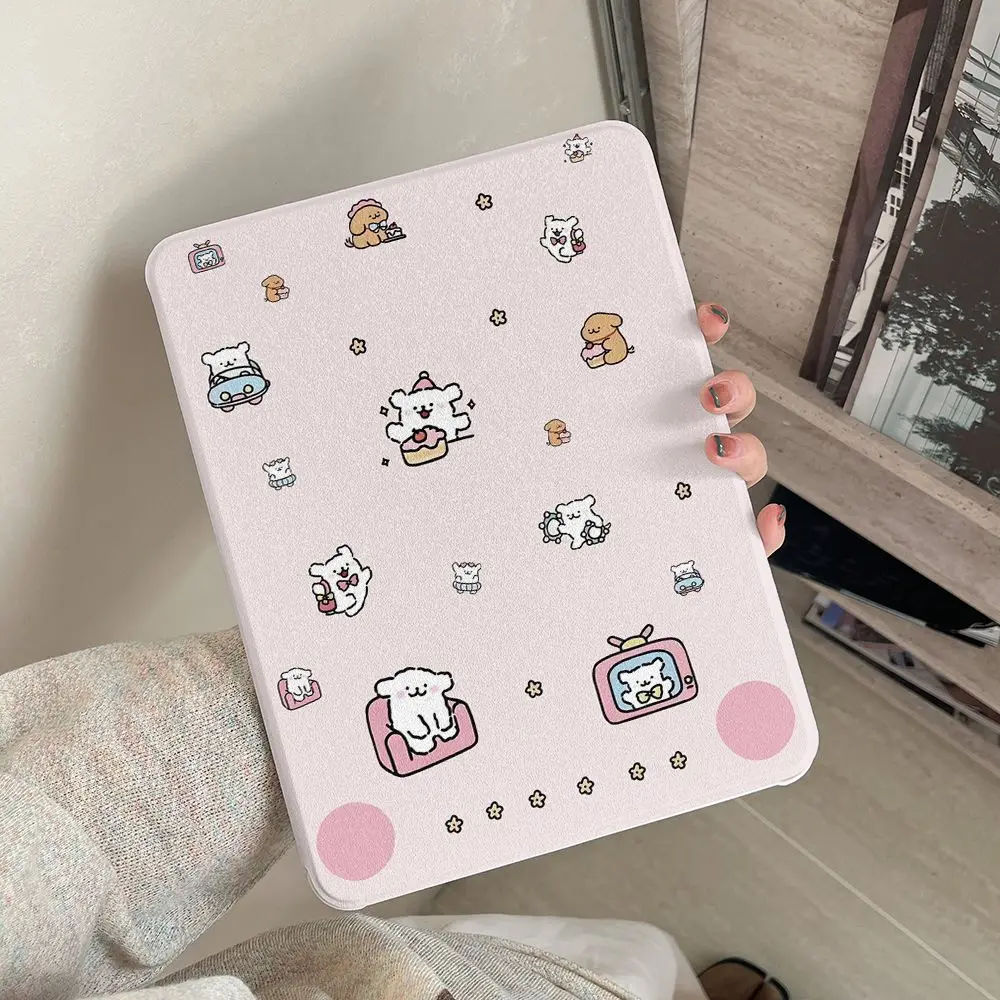 Pink Dog Flower Green Bear Star For iPad Pro Air 13'' 11'' M5 M4 M3 M2 2 1 11th A16 12.9'' 10 9 8 Th Mini 7 6 5 4 Case
