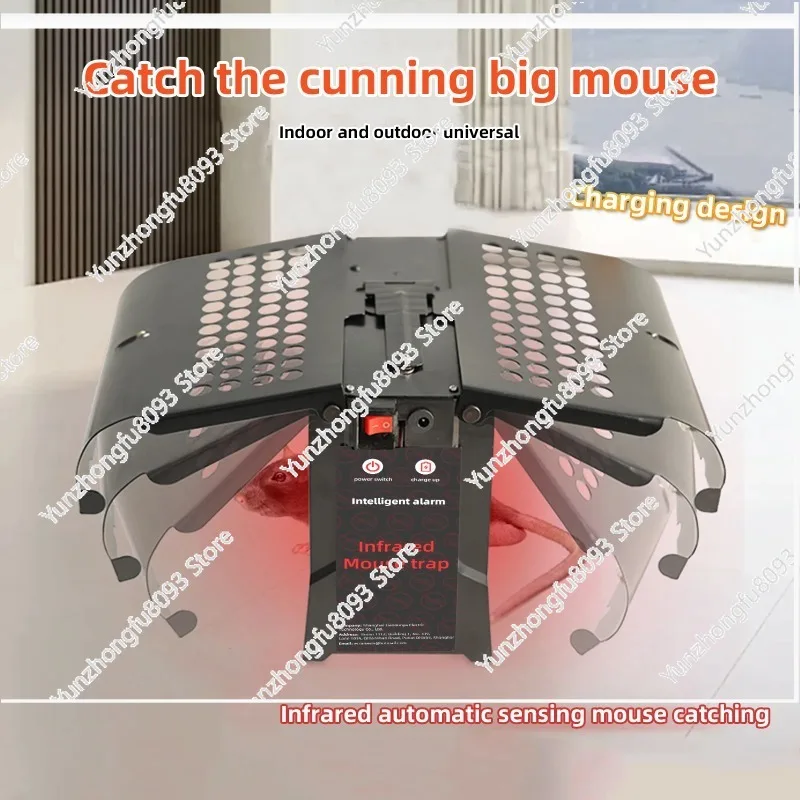 Household Cage Continuous Automatic Mousetrap Intelligent Sensing Rodent Control Device