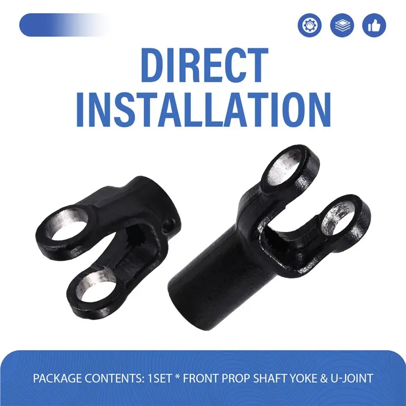 BB For Polaris Ranger 400 2010-2014 Front Prop Shaft Yoke& U-Joint Part Numbers 2203704 2203698 2203703
