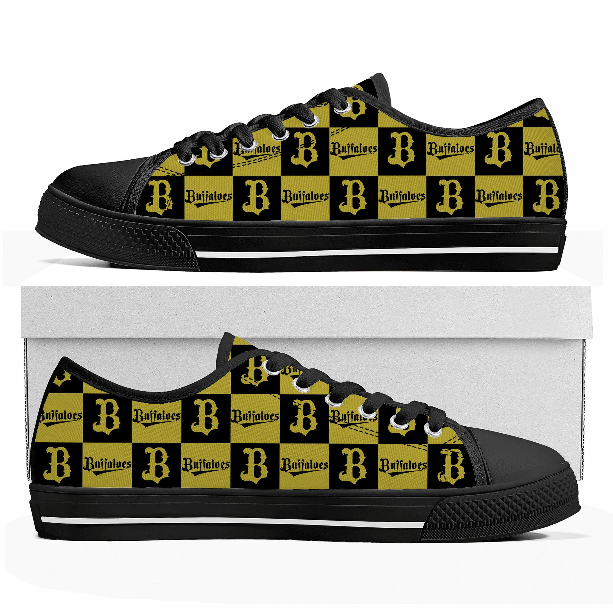 バファローズ Buffaloes baseball Low Top Sneakers Mens Womens Teenager Canvas High Quality Sneaker Casual Custom Made Shoes Customize