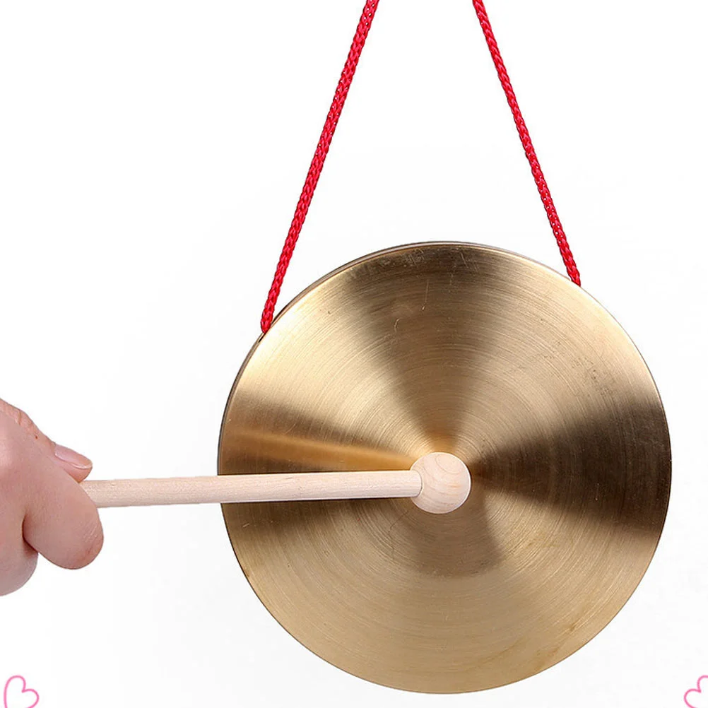 Gong Chinese Musical Instrument Copper Toys Practical Hand Small Dog Percussion