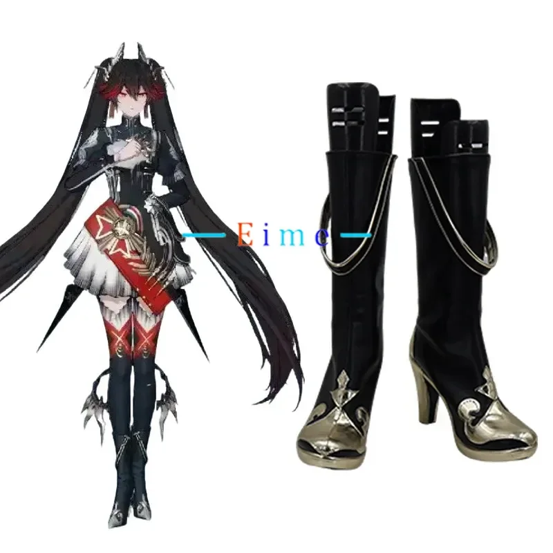 GRAY RAVEN PUNISHING Lucia Cosplay Shoes Halloween Carnival Boots PU Leather Shoes Anime Accessories Cosplay Props Custom Made