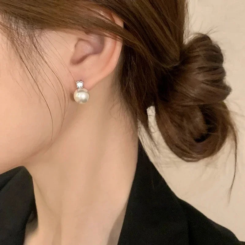 Neue Mode Elegante Shell Perle Ohrringe Für Frauen mit 5A Zirkonia Ohrring Schmuck Weibliche Zubehör Mutter Tag Geschenke – Detail 11