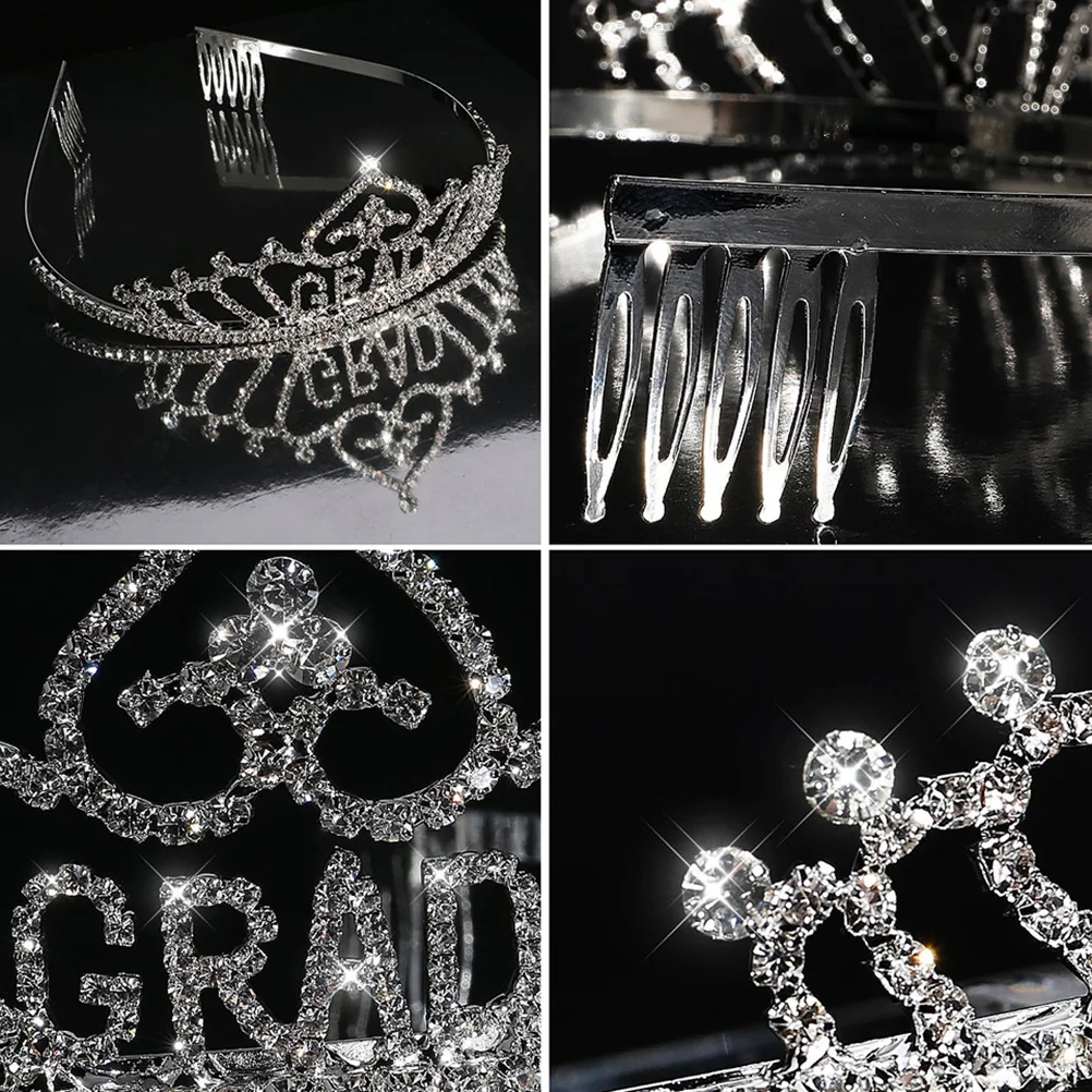 

2Pcs Graduation Theme Sash And Set Premium Satin Dress Up Accessories For Graduation Party