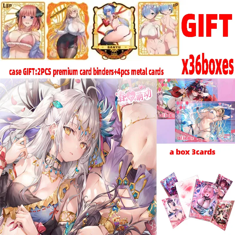 

2024 New Spring Heart A5 Collectible 1 Card Sexy Girl Waifu Booster Box Tcg Hobbies Gift