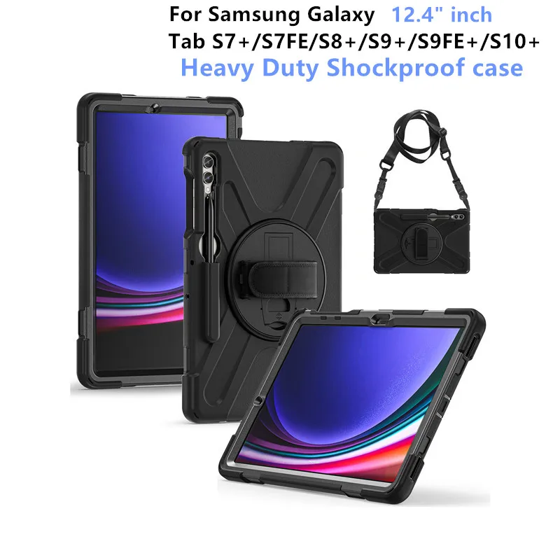 

Детский противоударный чехол для планшетов Samsung Galaxy Tab S10 Plus X820 X826, Tab S7+ S8+ S9+ S9FE+ S10+ Plus 12.4 дюйма, Funda