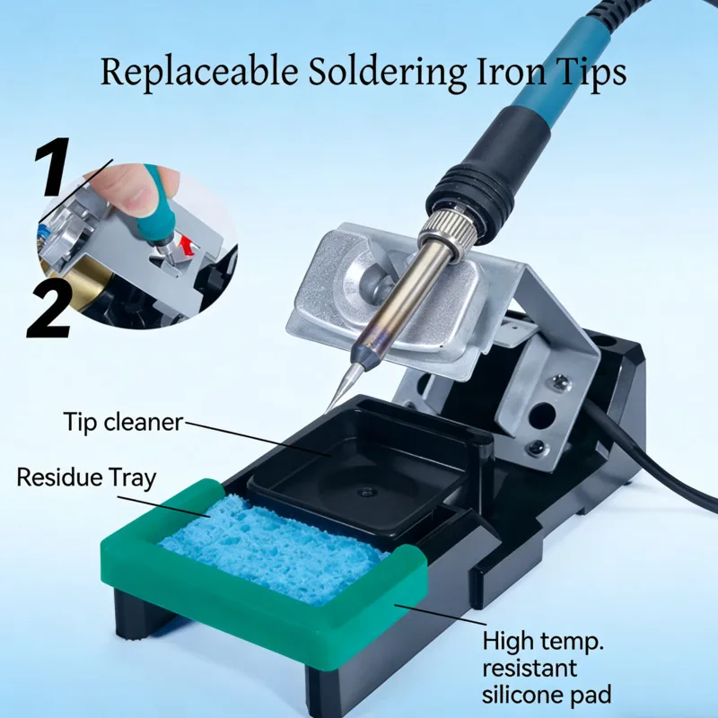 

Yihua 982-I precision welding table quickly heats four memory channels for mobile phone electronics to achieve perfect welding.