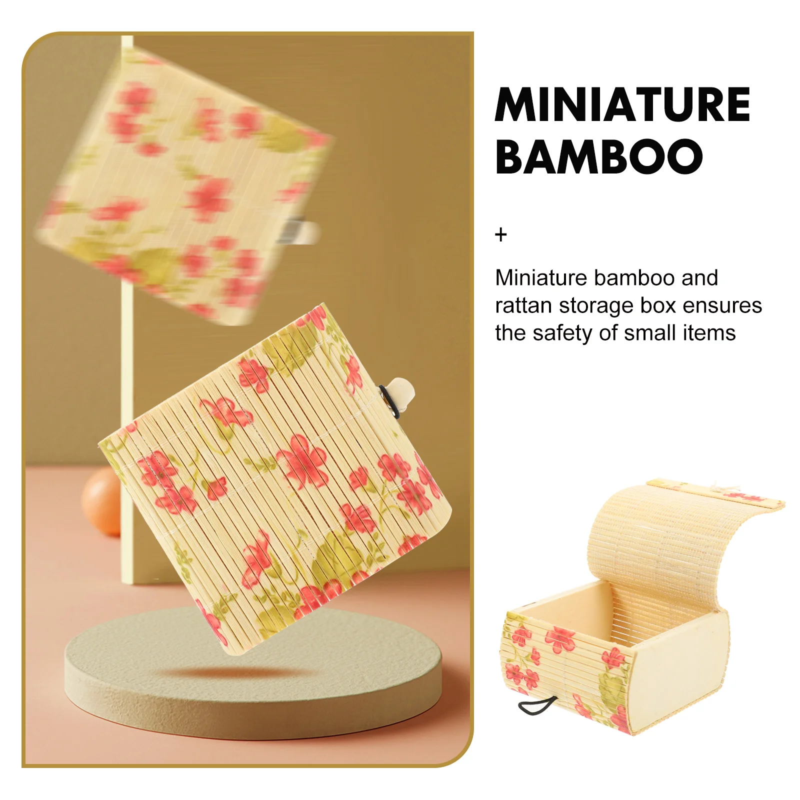 

6 Pcs Small Jewelry Storage Box Treasure Chest Mini Container Cane Chests Banquet