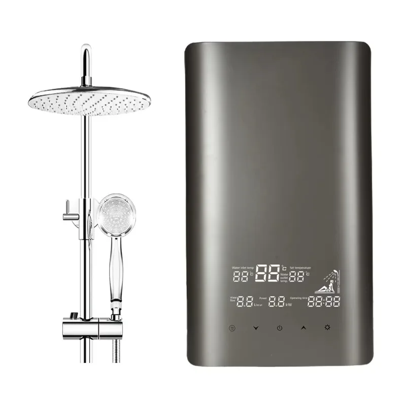 

Tankless bathroom hot water heater Geyser 3-phase intelligent instant electric water heater 11Kw commercial 380V