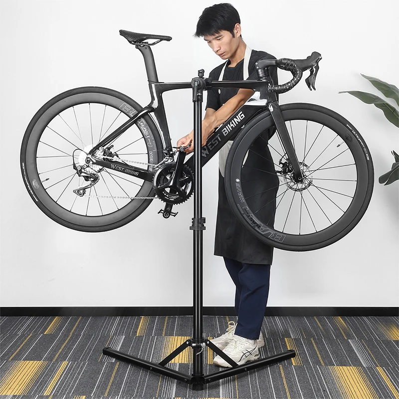 WEST BIKING Bicycle Repair Stand Professional Foldable Bicycle Repair Workstand MTB Road Repair Workstand Bike Maintenance Tools
