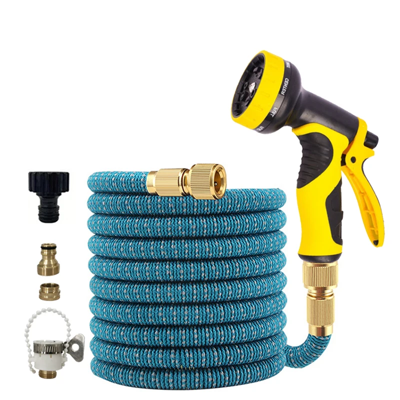 

Car Wash Magic Hose Flexible Expandable Garden Hose Reels Water Hose Pipe Car Wash Hose Quick Connector With 25ft-125ft ﻿