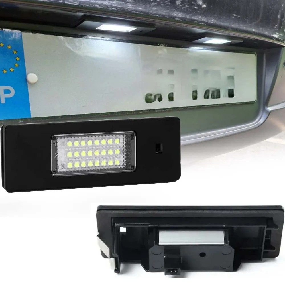 2PCS For BMW Mini Countryman R60 F60 Clubman R55 LCI Paceman R61 Car light 12V Car LED License Plate Light 6500K 