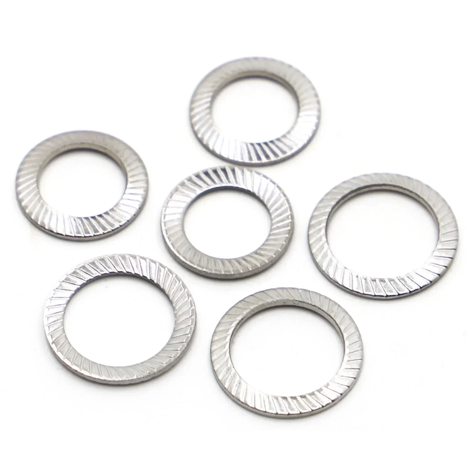 

M2.5 M3 M4 M5 M6 M8 M10 M12 M14 M16 304 A2-70 Stainless Steel DIN9250 Disc Serrated Lock Washer Knurled Gasket