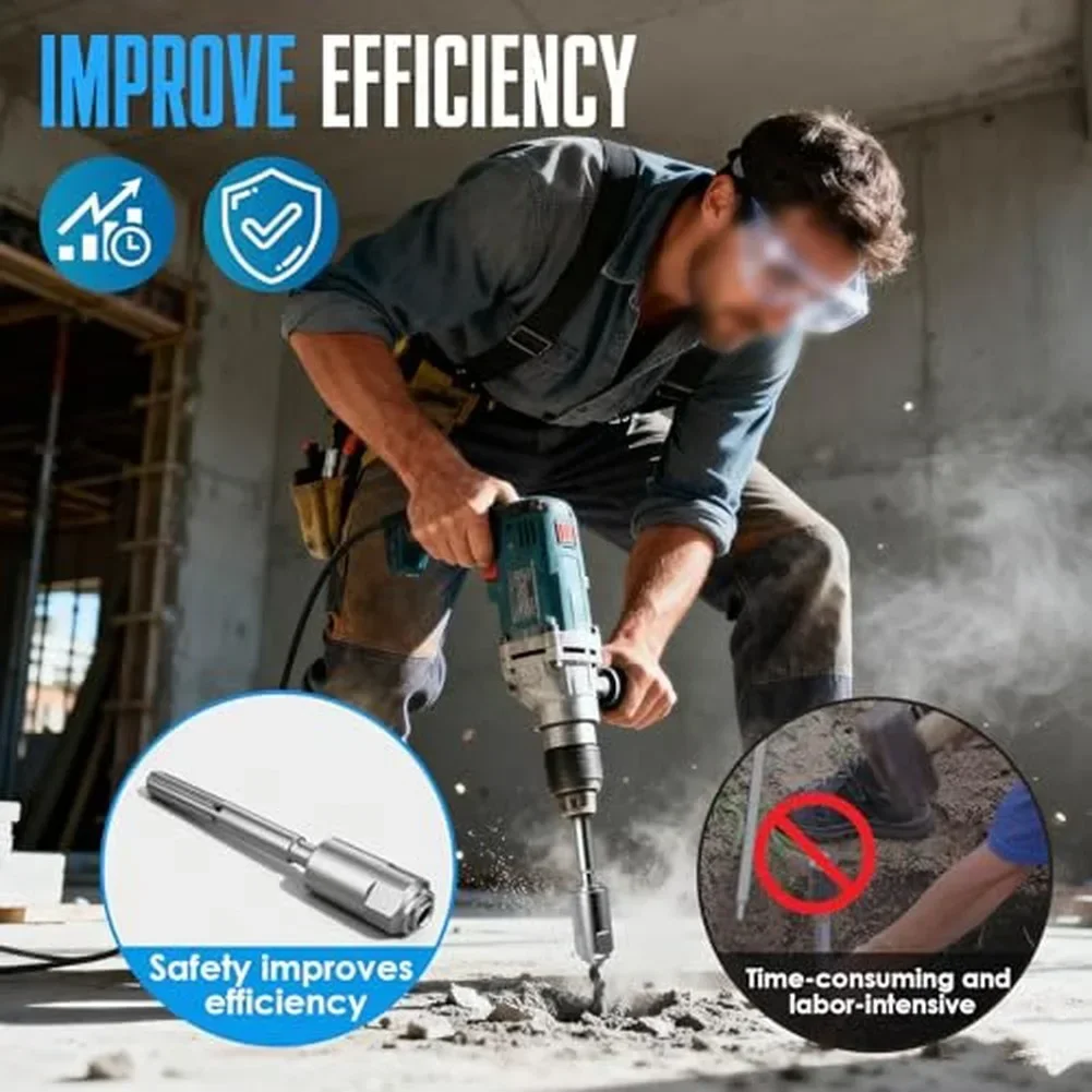 

Адаптер для перфоратора SDS MAX для работы с бетоном, портативный, размером с ящик для инструментов