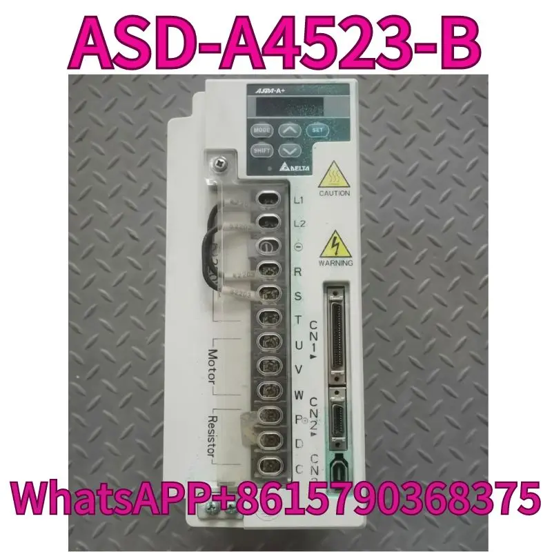 Used ASD-A4523-B 4.5kw servo driver