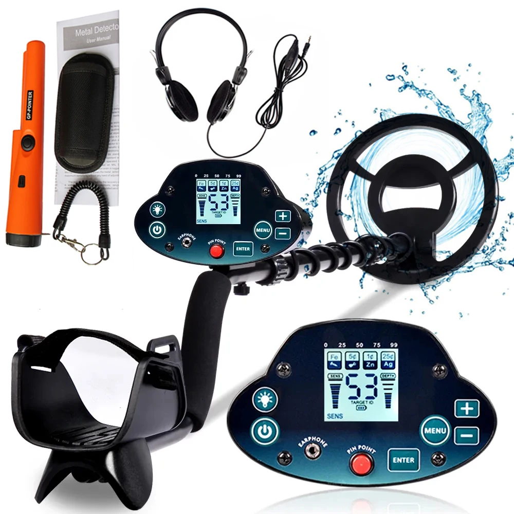 MD-5030P Underground Metal Detector, Jewelry Gold Hunter Tool, Treasure Seeker, High Sensitivity 8.7 