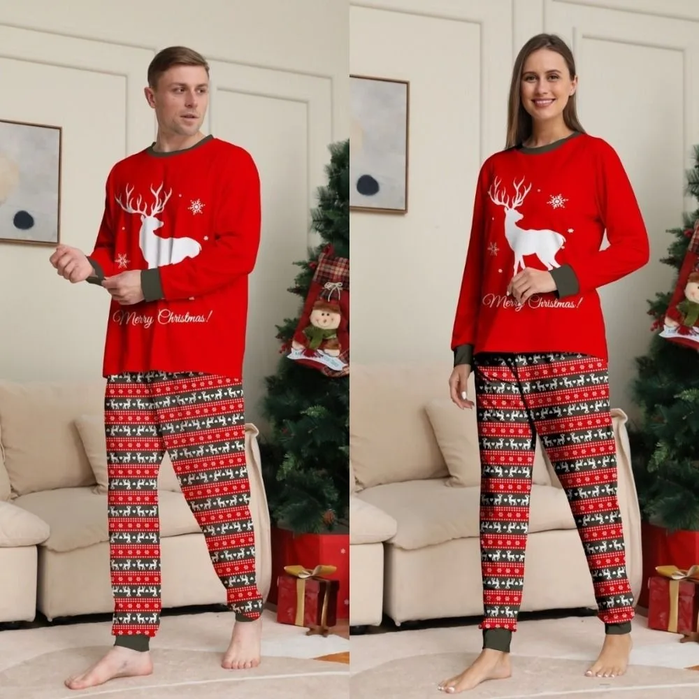 novo-natal-familia-combinando-roupas-dos-desenhos-animados-impresso-pai-unisex-adulto-loungewear-solto-macio-natal-pijamas-conjunto-inverno