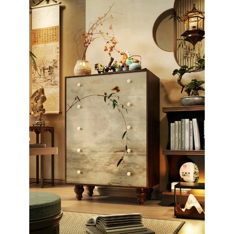 Medieval chest of drawers, living room decorative cabinet, entrance hall, bedroom against the wall storage locker