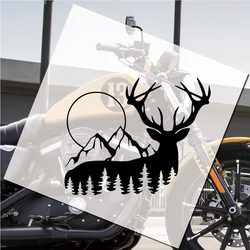 deer Domineering cartoon animal car sticker, vinyl waterproof material accessories, small decal for motorcycles and helmets