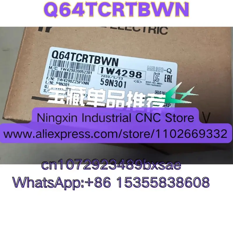 Latest Quotation Q64TCRTBWN Brand New PLC Temperature Control Input Module