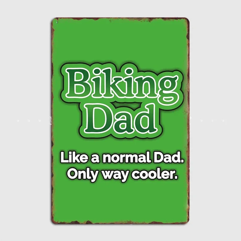 

Poster Retro Metal Posters Sign Garage Club Indoor Wall Room Decoration Home Decor Biking Dad