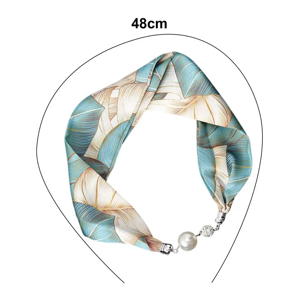 2024 NEW Fashion Magnetic Buckle Scarf headband for women\'s spring and summer neck protection