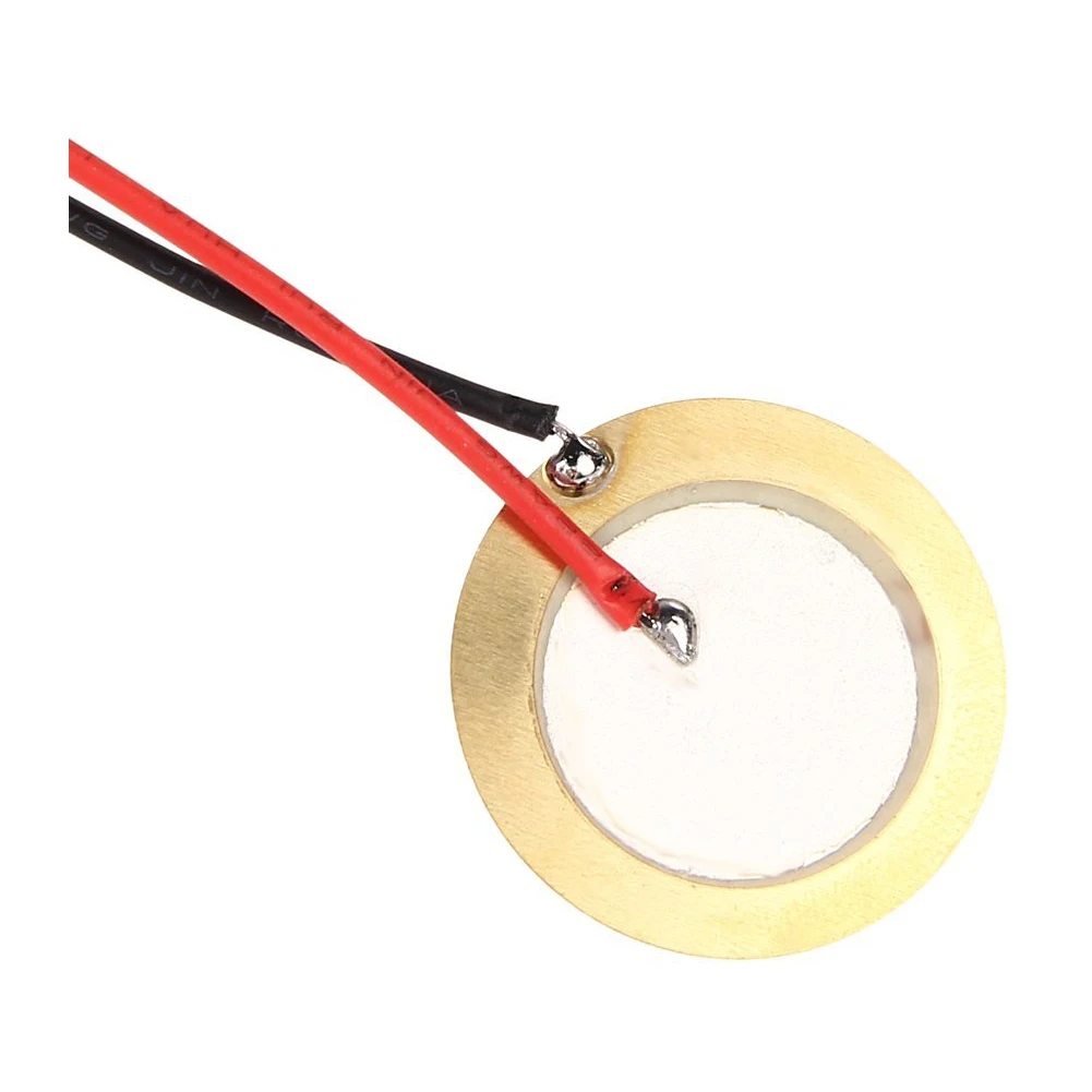 Dischi piezoelettrici da 12 pezzi da 27mm con conduttori Mic Drum Trigger Pickup acustico chitarra CBG