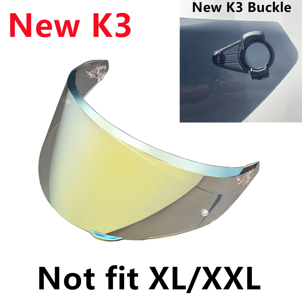 

Helmet Visor for AGV New K3 E2206 Face Shield Replacement Visière de Rechange Inner Coating Motorcycle Accessories Spare Parts