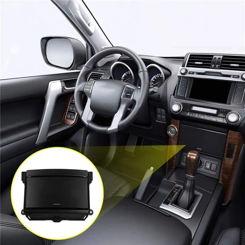 A01K-Car Dashboard Storage Box Toolbox Center Console Glove Box 55406-60360 For Toyota Land Cruiser Prado 2010-2017