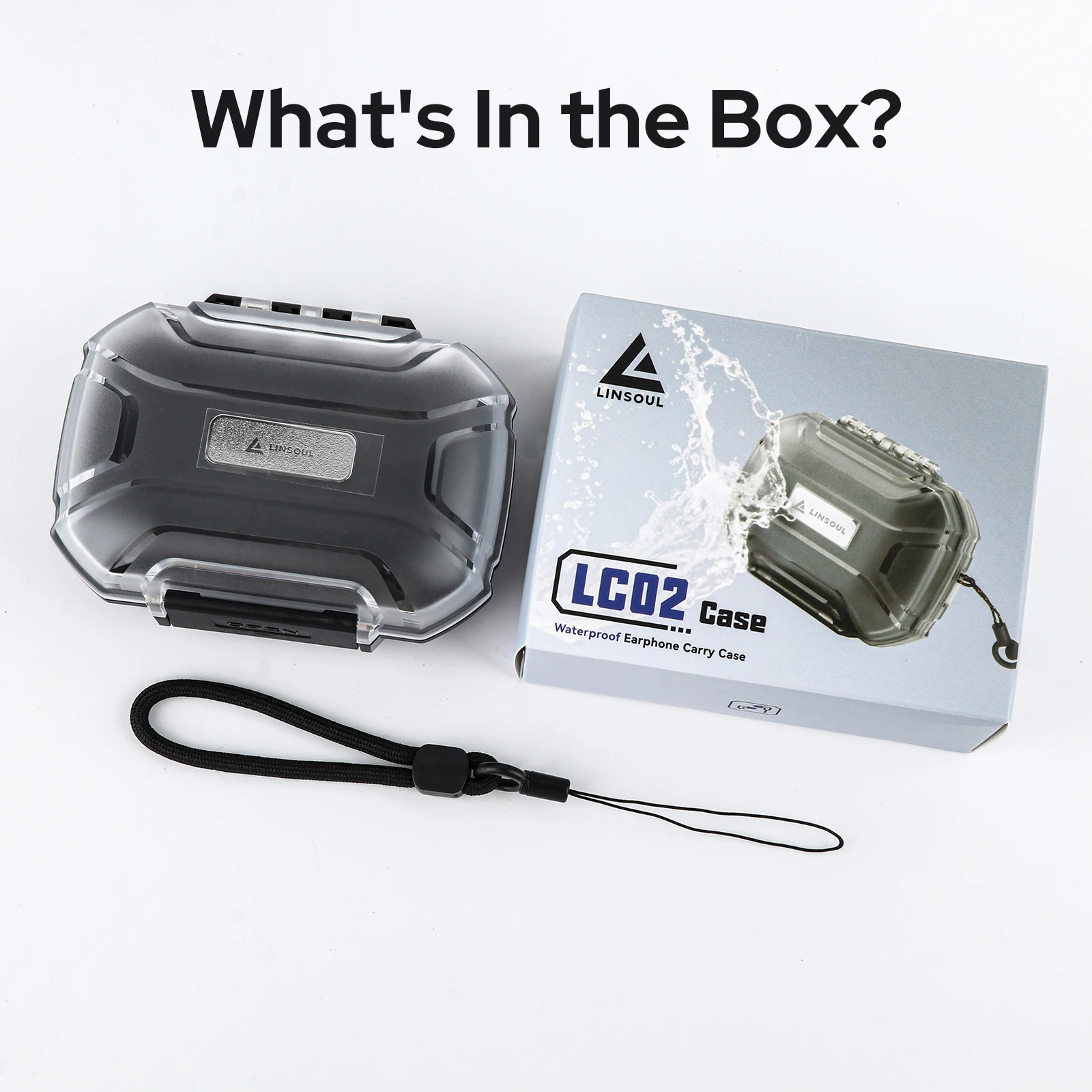 حقيبة حمل لسماعات الأذن LINSOUL LC02 مقاومة للماء مع تصميم محكم الغلق ثلاثي المقاومة #3