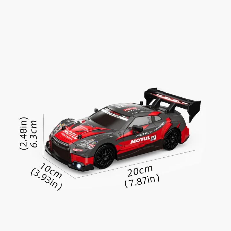 Drift RC Car 4WD 1:24 2.4G High Speed with Light Remote Control Car Toy GTR Model AE86 Vehicle RC Racing Car Toy for Kids Gift