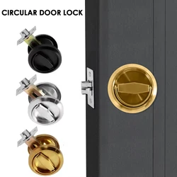 New Recessed Door Lock 304 Stainless Steel Hidden Recessed Cup Door Handle Keyless Recessed Door Pull for Bathroom Bedroom