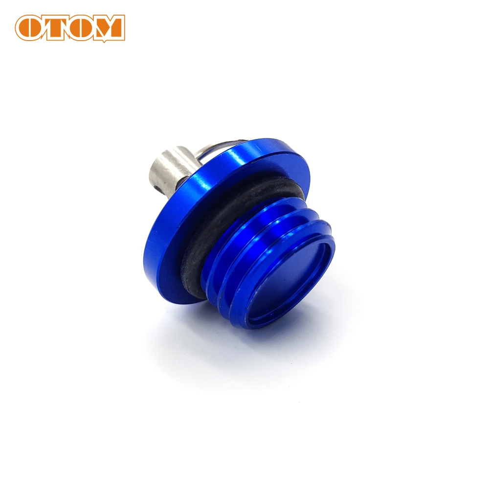 OTOM Safety Oil Filler Plug Anti-theft Bolt Aluminum Stopper Cap For ZONGSHEN Engine NC250 NC450 KAYO Motoland BSE Megelli Xmoto