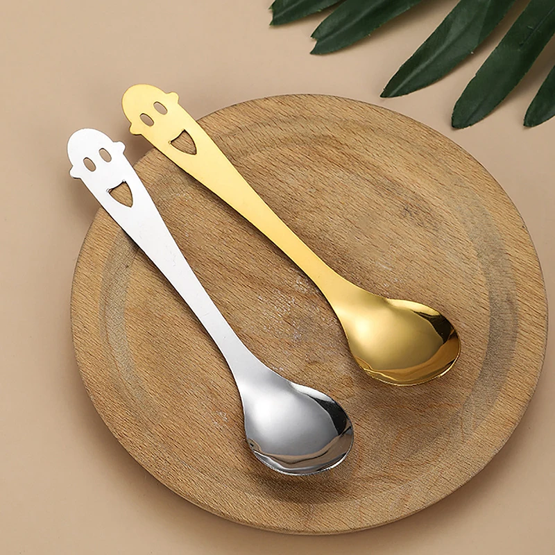 1pc Stainless Steel Coffee Spoon Bird's Nest Honey Stirring Spoon Heart Spoon Kitchen Tableware Accessories