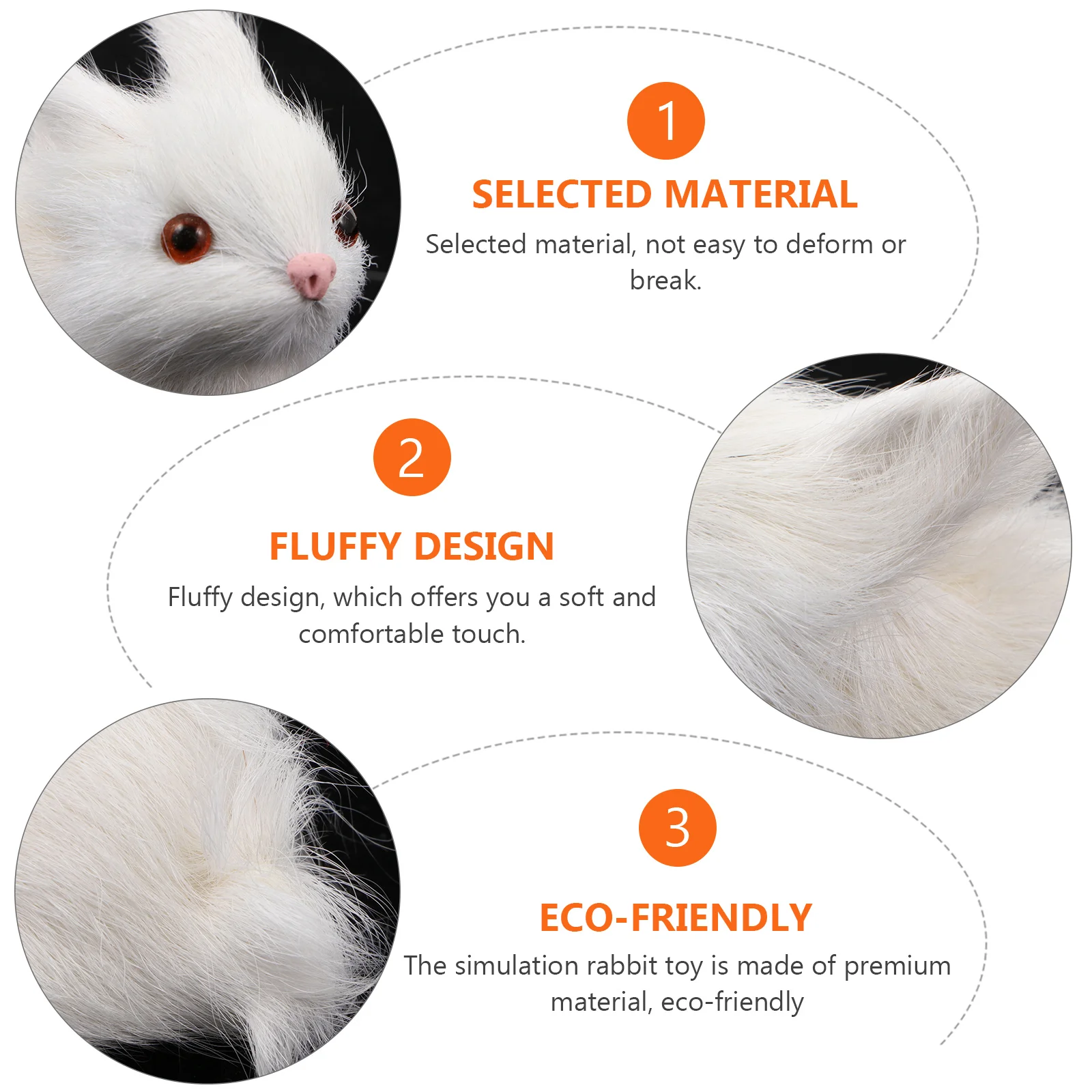 Simulation de lapin artificiel, 2 pièces, Adorable décor pour fête de pâques, maison, bureau, décoration de vacances, cadeau pour enfants