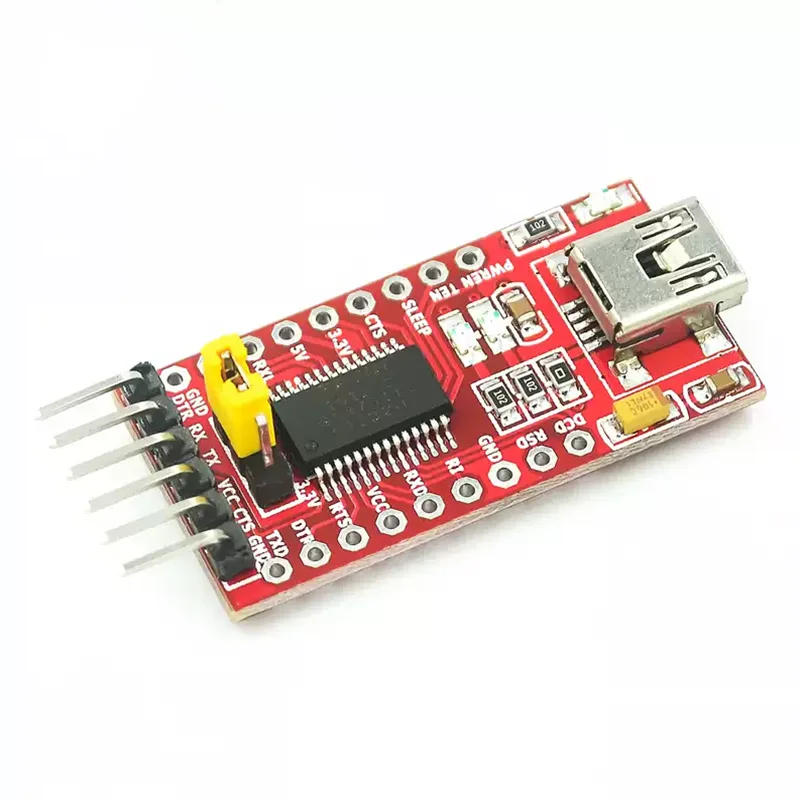 FT232RL Module USB to TTL TYPE-C Interface Supports 3.3V 5V Downloader Burning Cable