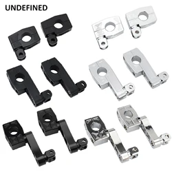 Motorcycle Adjustable Footpegs Mount Kit Highway Pegs Engine Guard Clamp Extensions Support For Harley Kawasaki Motor Guzzi Vmax