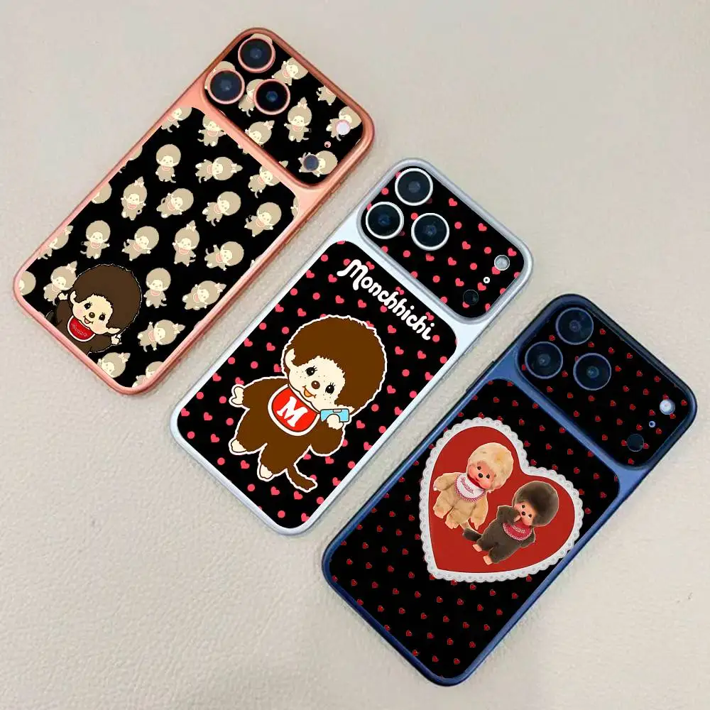 

Cute M-monchhichis-s Protective Back Wrap Skin Decal Sticker For IPhone 17 Pro 17 Pro Max