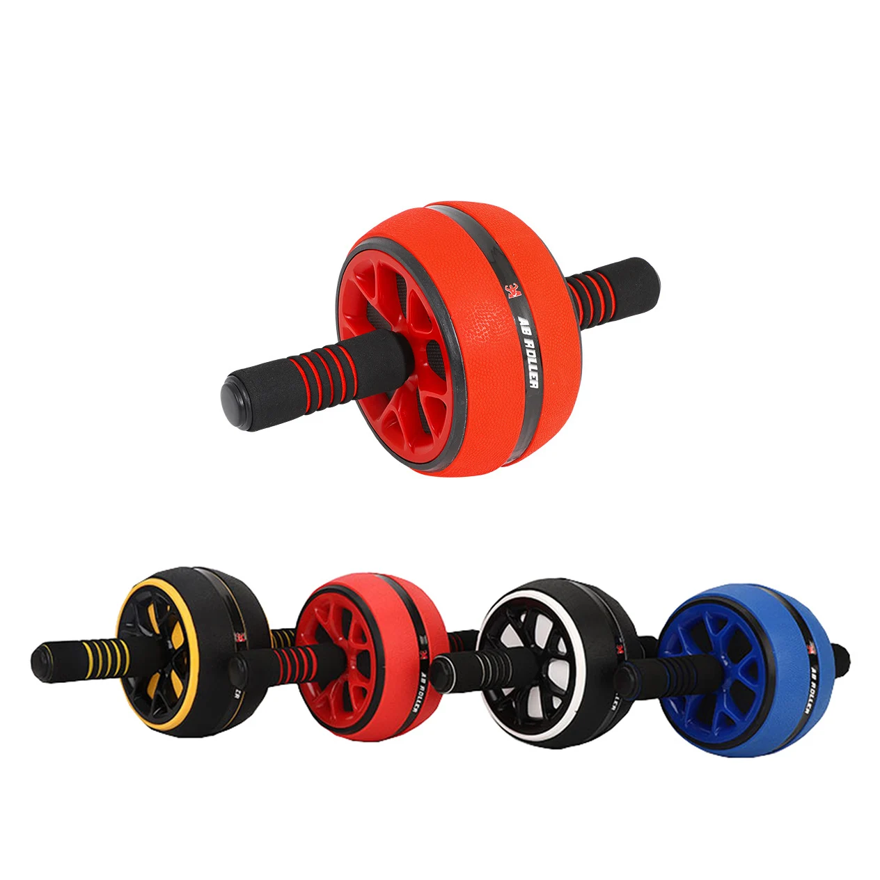 Professional Manufacture High-quality Wheel Rollers Abdominal Home Body Building Fitness Equipment 6 in 1 ab wheel roller kit